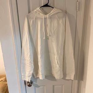 Goodfellow white lightweight sweatshirt